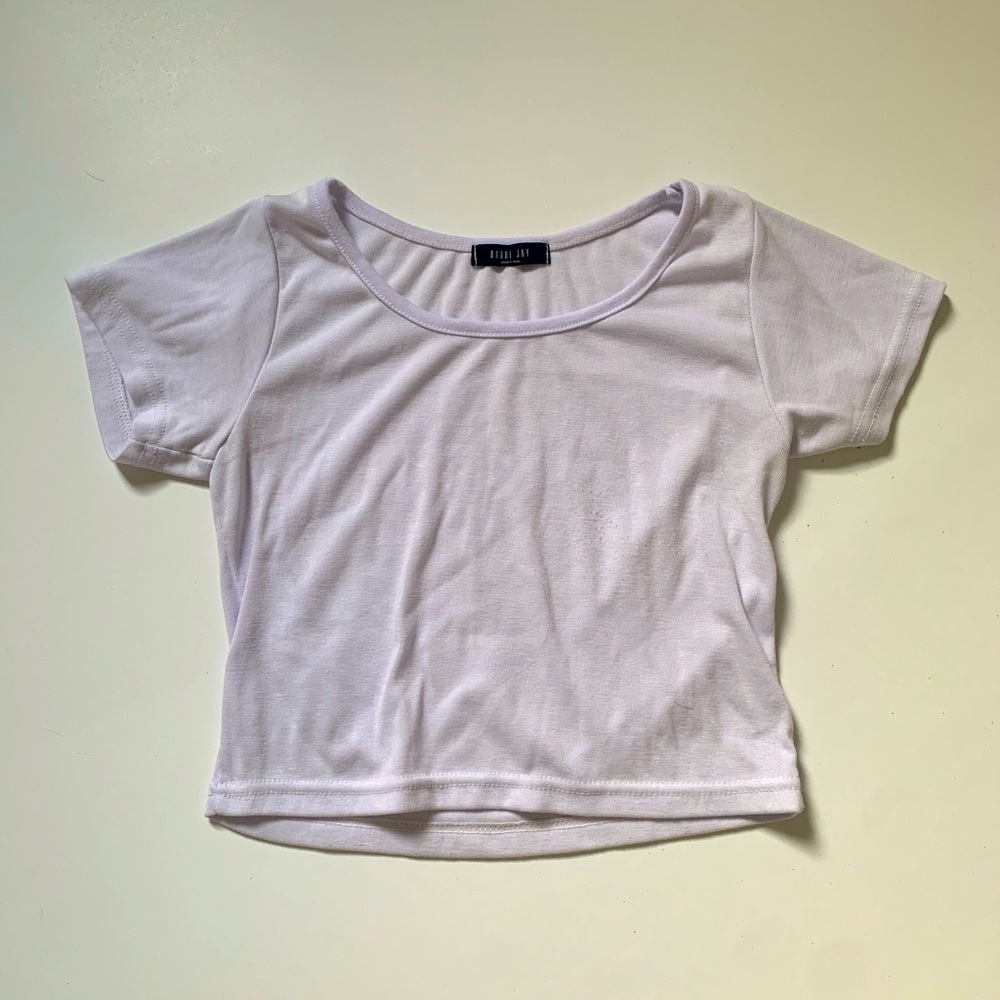 Basic White Crop Top